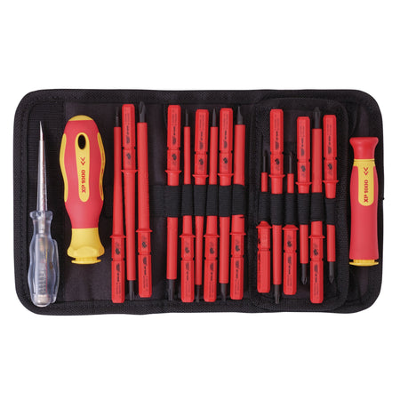 DRAPER Expert Ergo Plus ; 18 Piece VDE Approved Fully Insulated Interchangeable Blade Screwdriver Set: Model No.965I/18
