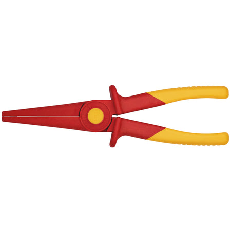 Knipex Fully Insulated 220mm 'S' Range Soft Grip Long Nose Pliers : Model No. 98 62 02