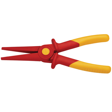 Knipex Fully Insulated 220mm 'S' Range Soft Grip Long Nose Pliers : Model No. 98 62 02
