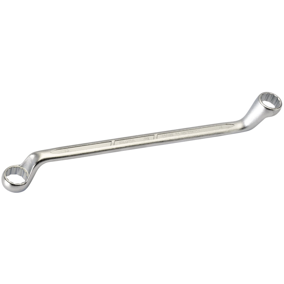 14mm x 15mm Deep Crank Metric Ring Spanner: Model No.110