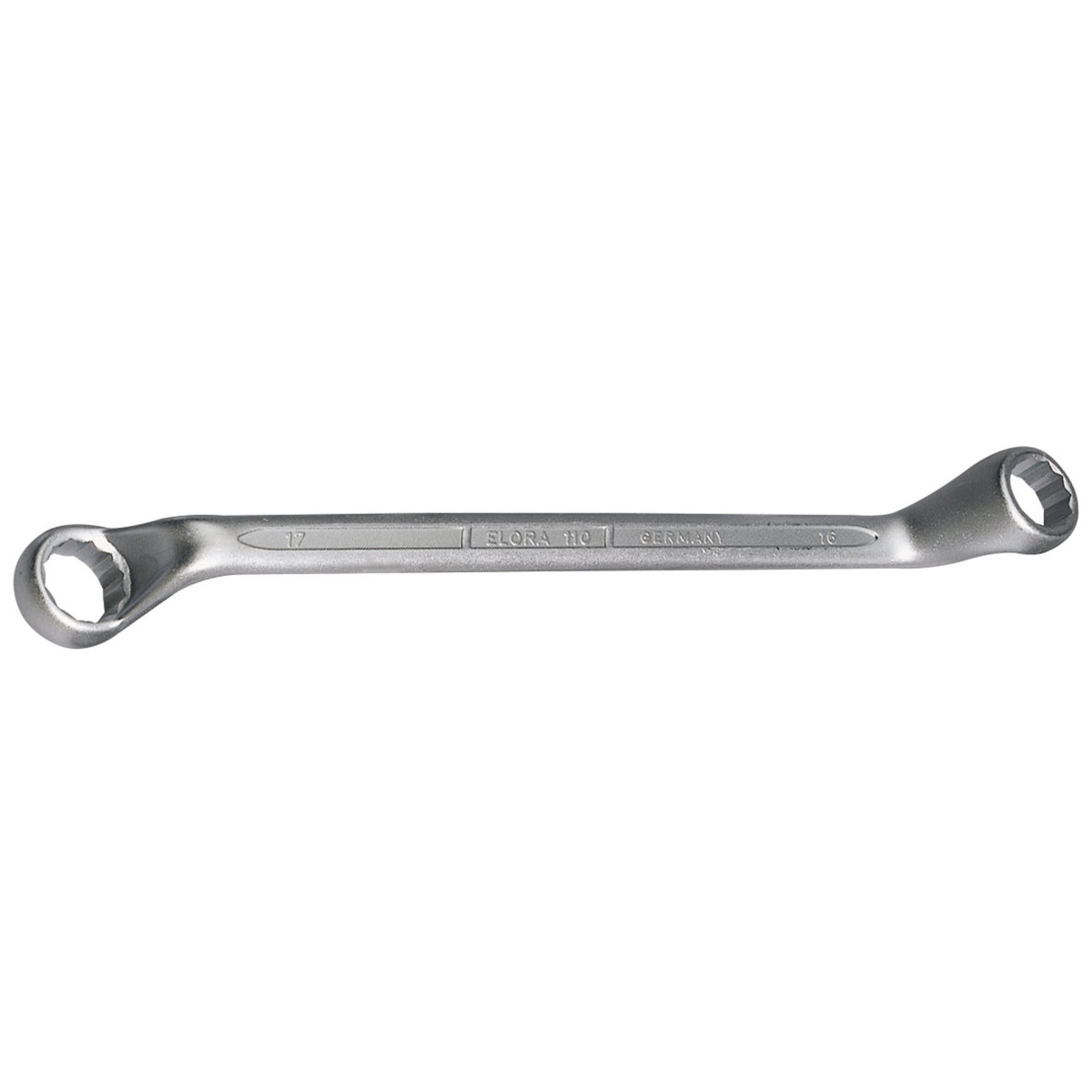 16mm x 17mm Deep Crank Metric Ring Spanner: Model No.110