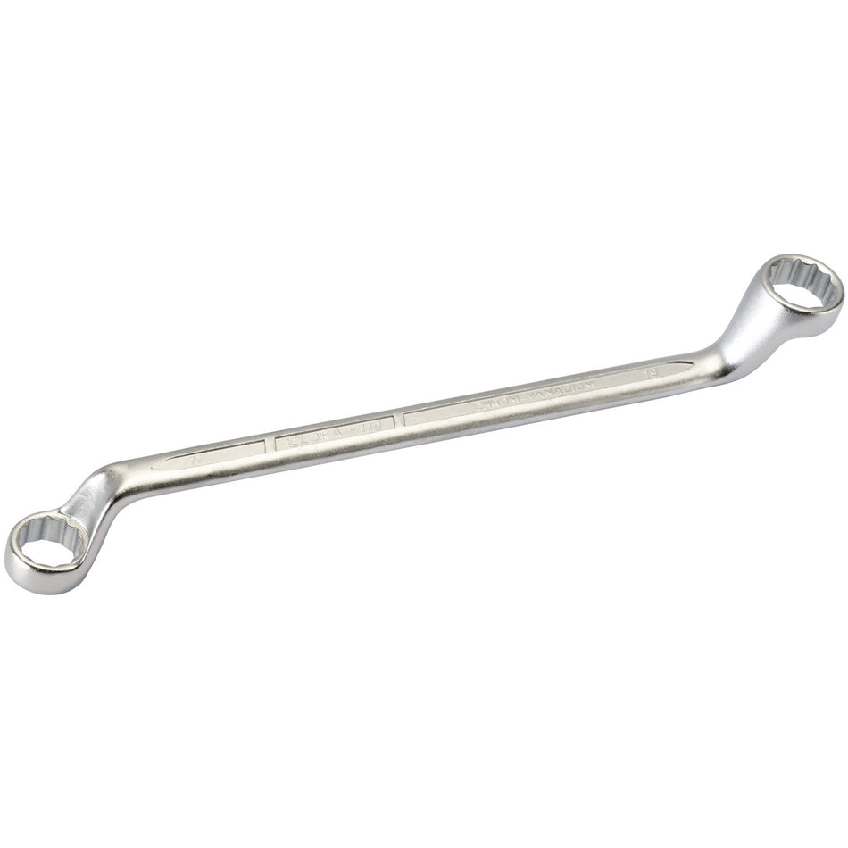 17mm x 19mm Elora Deep Crank Metric Ring Spanner : Model No.110