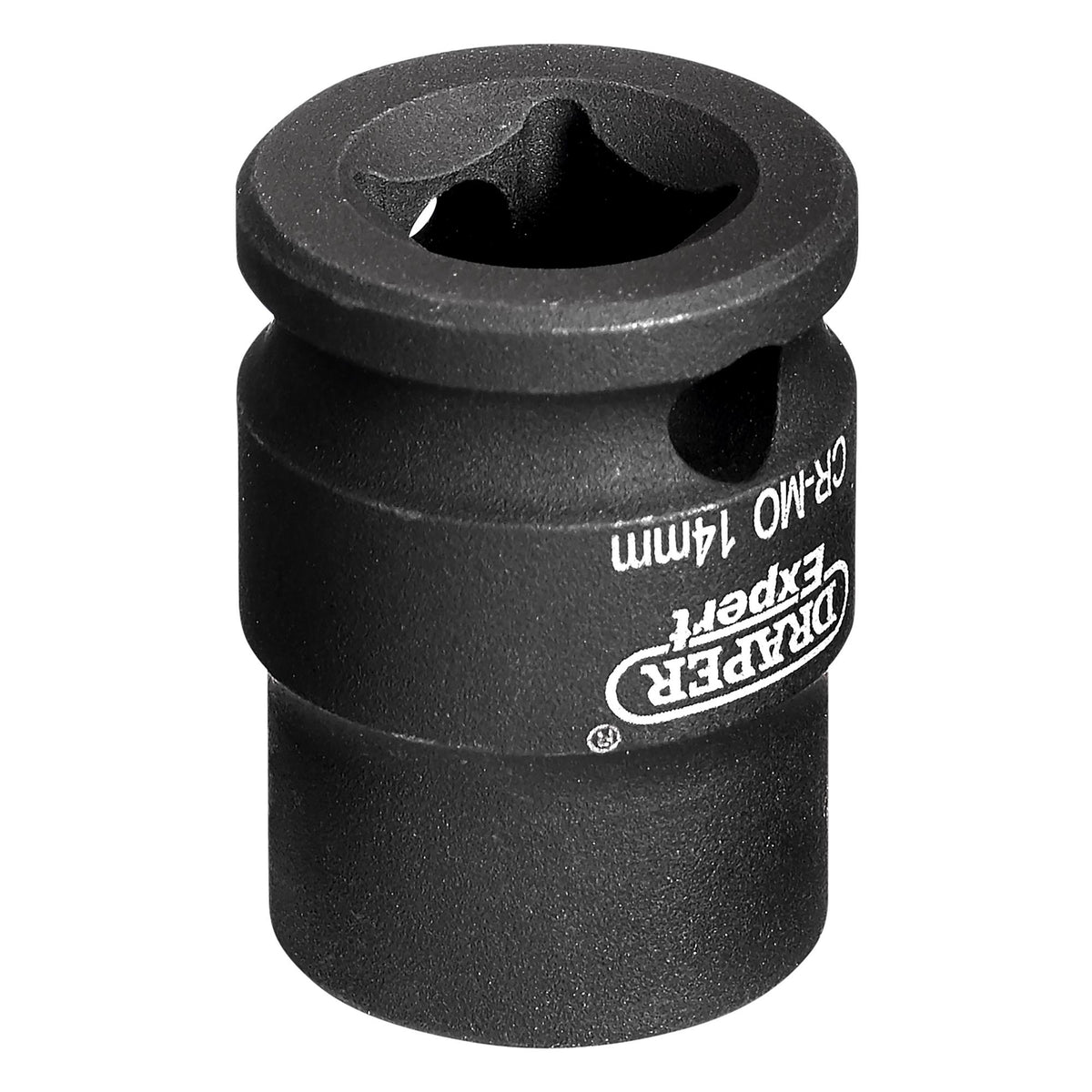 DRAPER Expert 14mm 3/8in. Square Drive Hi-Torq ; 6 Point Impact Socket: Model No.409-MMC
