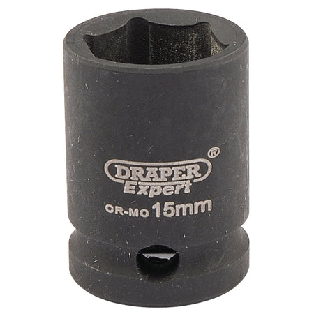 DRAPER Expert 15mm 3/8in. Square Drive Hi-Torq ; 6 Point Impact Socket: Model No.409-MMC