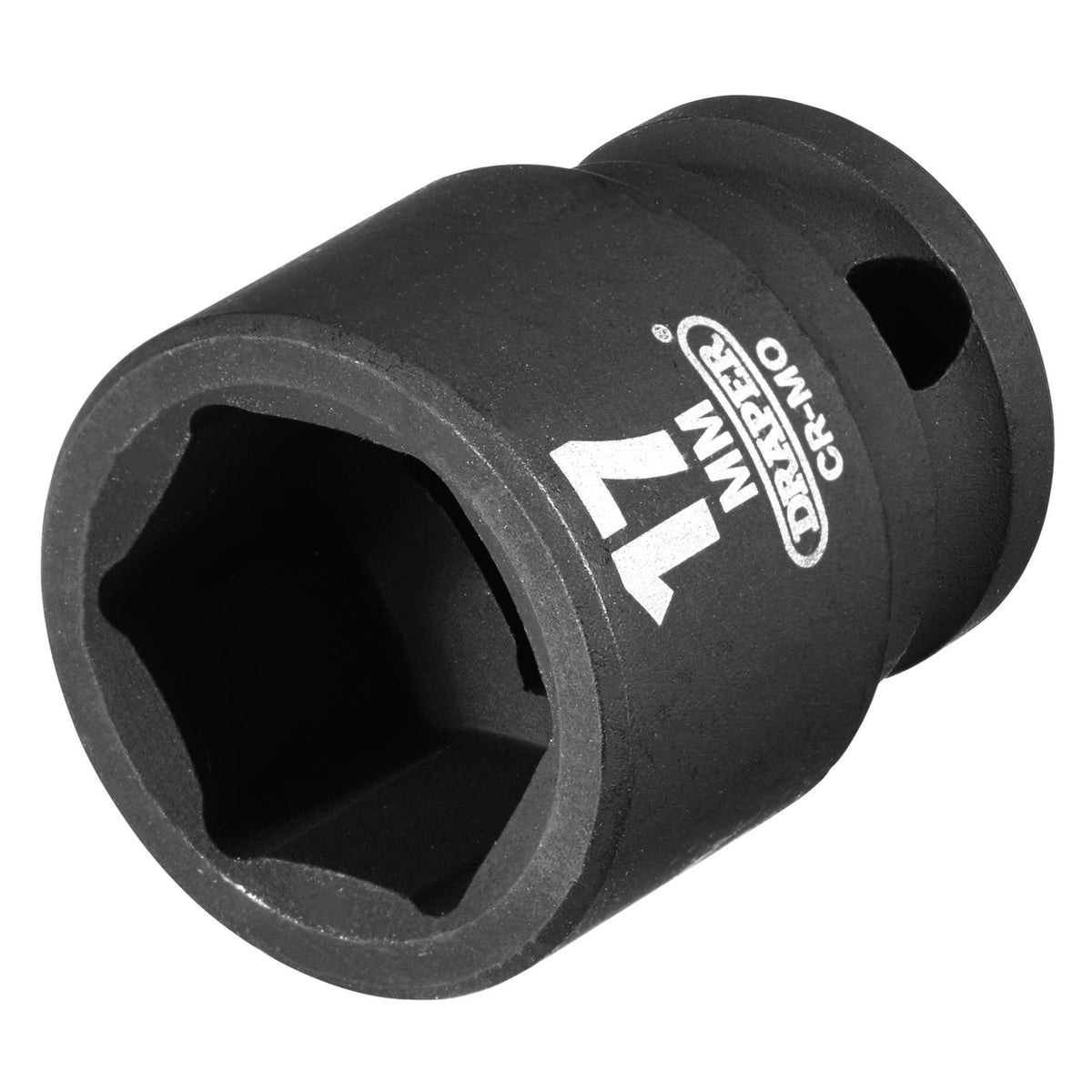 DRAPER Expert 17mm 3/8in. Square Drive Hi-Torq ; 6 Point Impact Socket: Model No.409-MMC