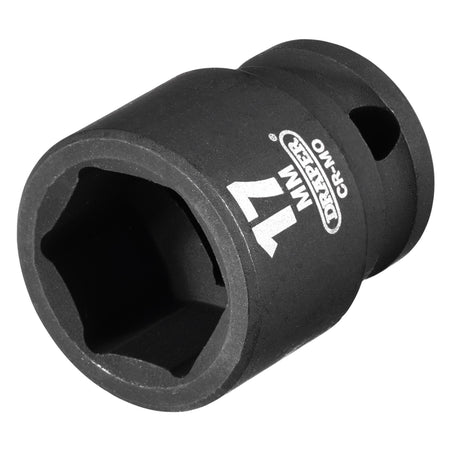 DRAPER Expert 17mm 3/8in. Square Drive Hi-Torq ; 6 Point Impact Socket: Model No.409-MMC