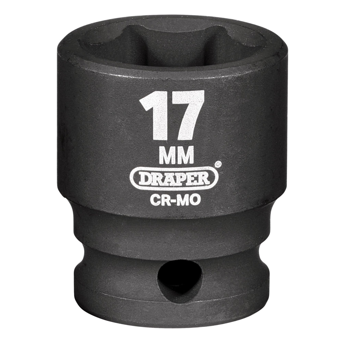 DRAPER Expert 17mm 3/8in. Square Drive Hi-Torq ; 6 Point Impact Socket: Model No.409-MMC