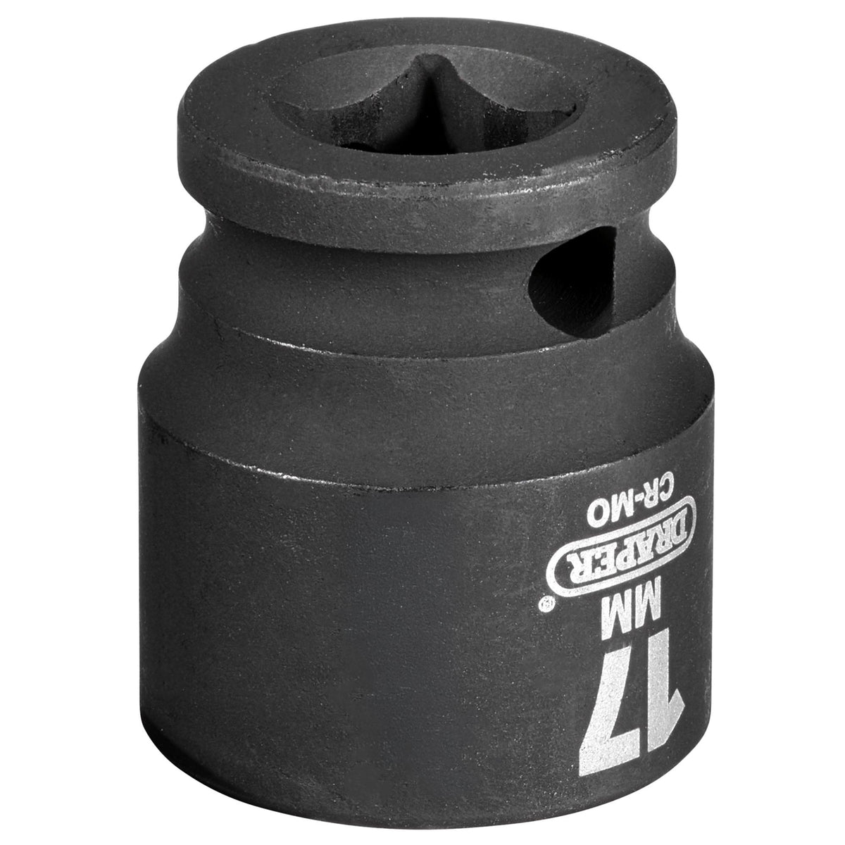 DRAPER Expert 17mm 3/8in. Square Drive Hi-Torq ; 6 Point Impact Socket: Model No.409-MMC