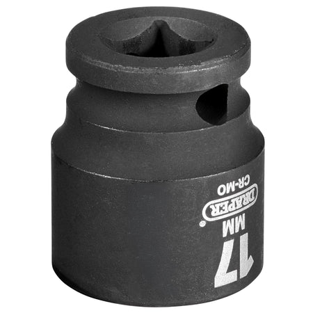 DRAPER Expert 17mm 3/8in. Square Drive Hi-Torq ; 6 Point Impact Socket: Model No.409-MMC