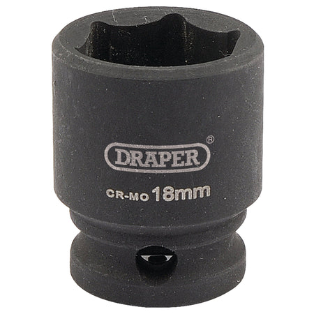 DRAPER Expert 18mm 3/8in. Square Drive Hi-Torq ; 6 Point Impact Socket: Model No.409-MMC