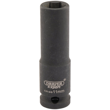 DRAPER Expert 11mm 3/8in. Square Drive Hi-Torq ; 6 Point Deep Impact Socket: Model No.409D-MMC