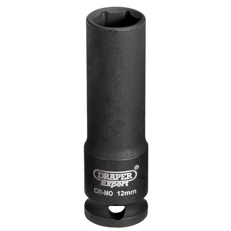 DRAPER Expert 12mm 3/8in. Square Drive Hi-Torq ; 6 Point Deep Impact Socket: Model No.409D-MMC