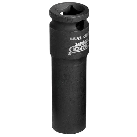 DRAPER Expert 12mm 3/8in. Square Drive Hi-Torq ; 6 Point Deep Impact Socket: Model No.409D-MMC