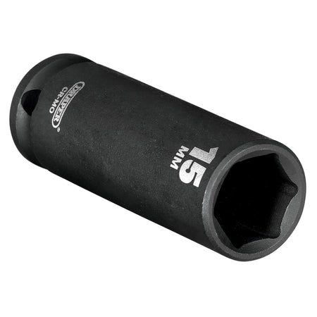DRAPER Expert 15mm 3/8in. Square Drive Hi-Torq ; 6 Point Deep Impact Socket: Model No.409D-MMC