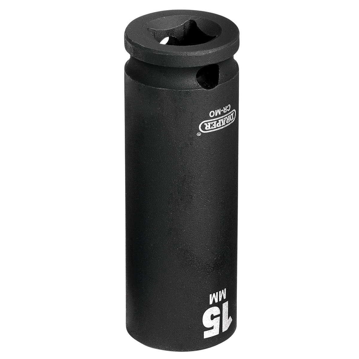 DRAPER Expert 15mm 3/8in. Square Drive Hi-Torq ; 6 Point Deep Impact Socket: Model No.409D-MMC