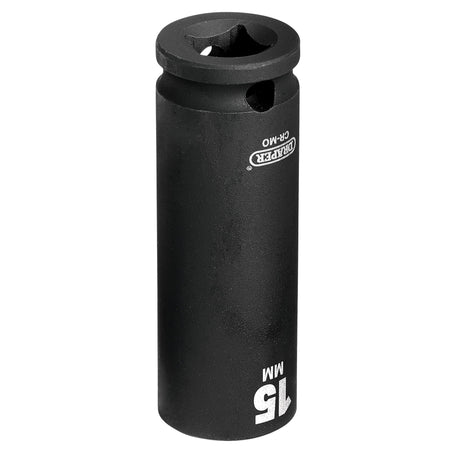 DRAPER Expert 15mm 3/8in. Square Drive Hi-Torq ; 6 Point Deep Impact Socket: Model No.409D-MMC