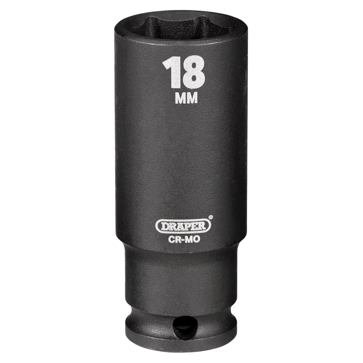 DRAPER Expert 18mm 3/8in. Square Drive Hi-Torq ; 6 Point Deep Impact Socket: Model No.409D-MMC