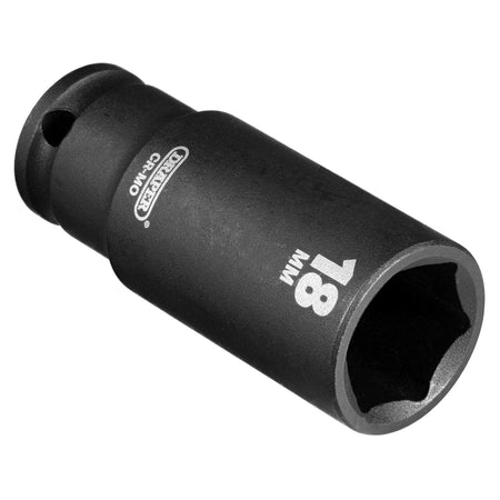 DRAPER Expert 18mm 3/8in. Square Drive Hi-Torq ; 6 Point Deep Impact Socket: Model No.409D-MMC