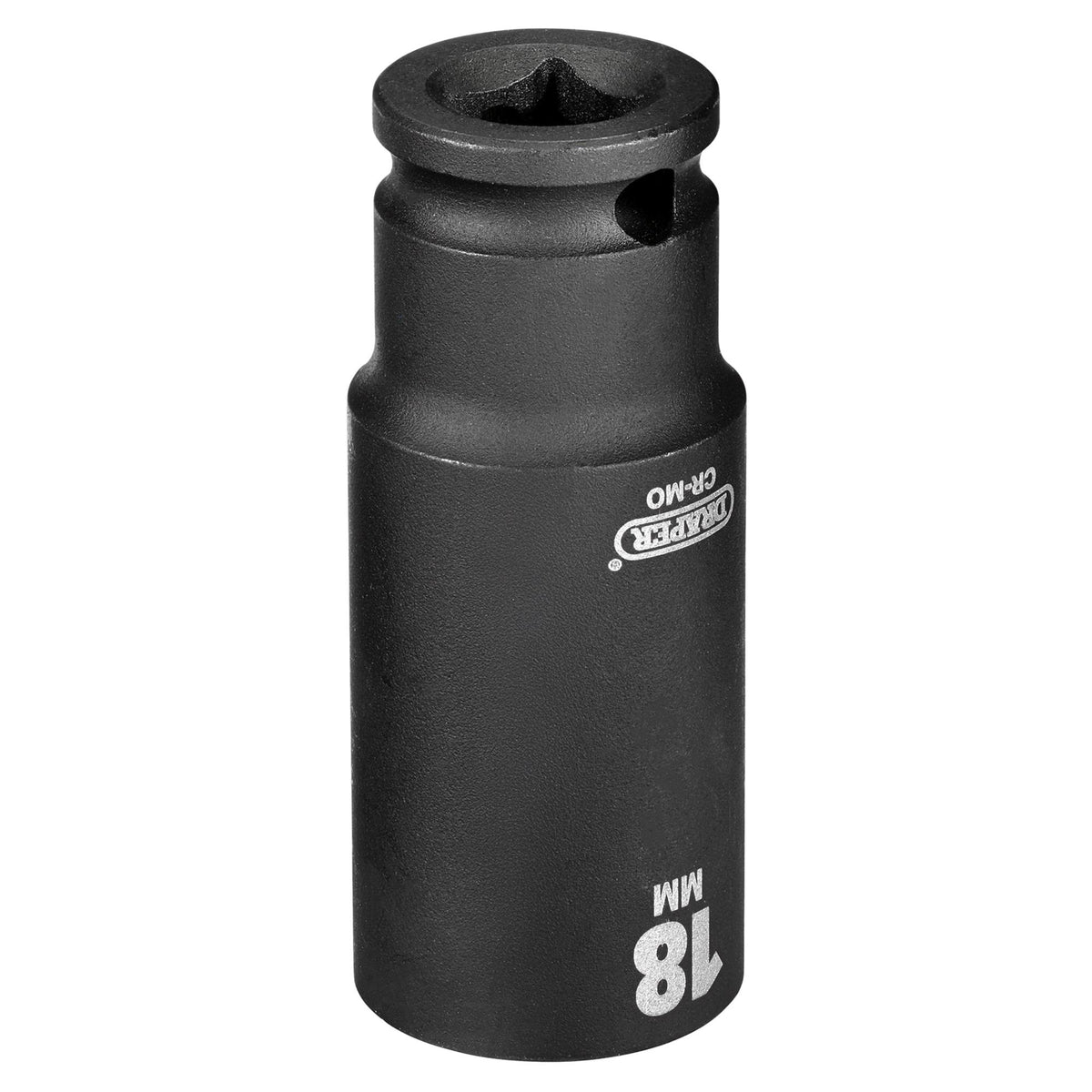DRAPER Expert 18mm 3/8in. Square Drive Hi-Torq ; 6 Point Deep Impact Socket: Model No.409D-MMC
