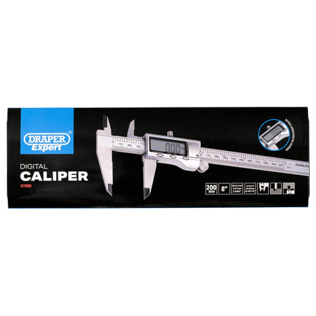 Draper Expert Digital Caliper, 200mm