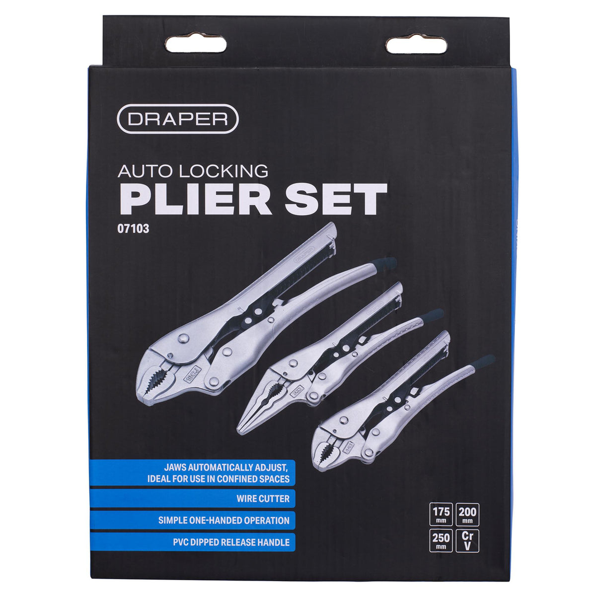Auto Locking Pliers Set (3 Piece)