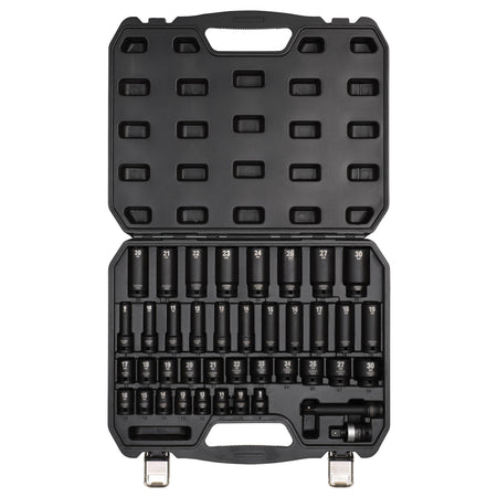 Draper Hi-TORQ® Impact Socket Set, 1/2" Sq. Dr. (40 Piece)