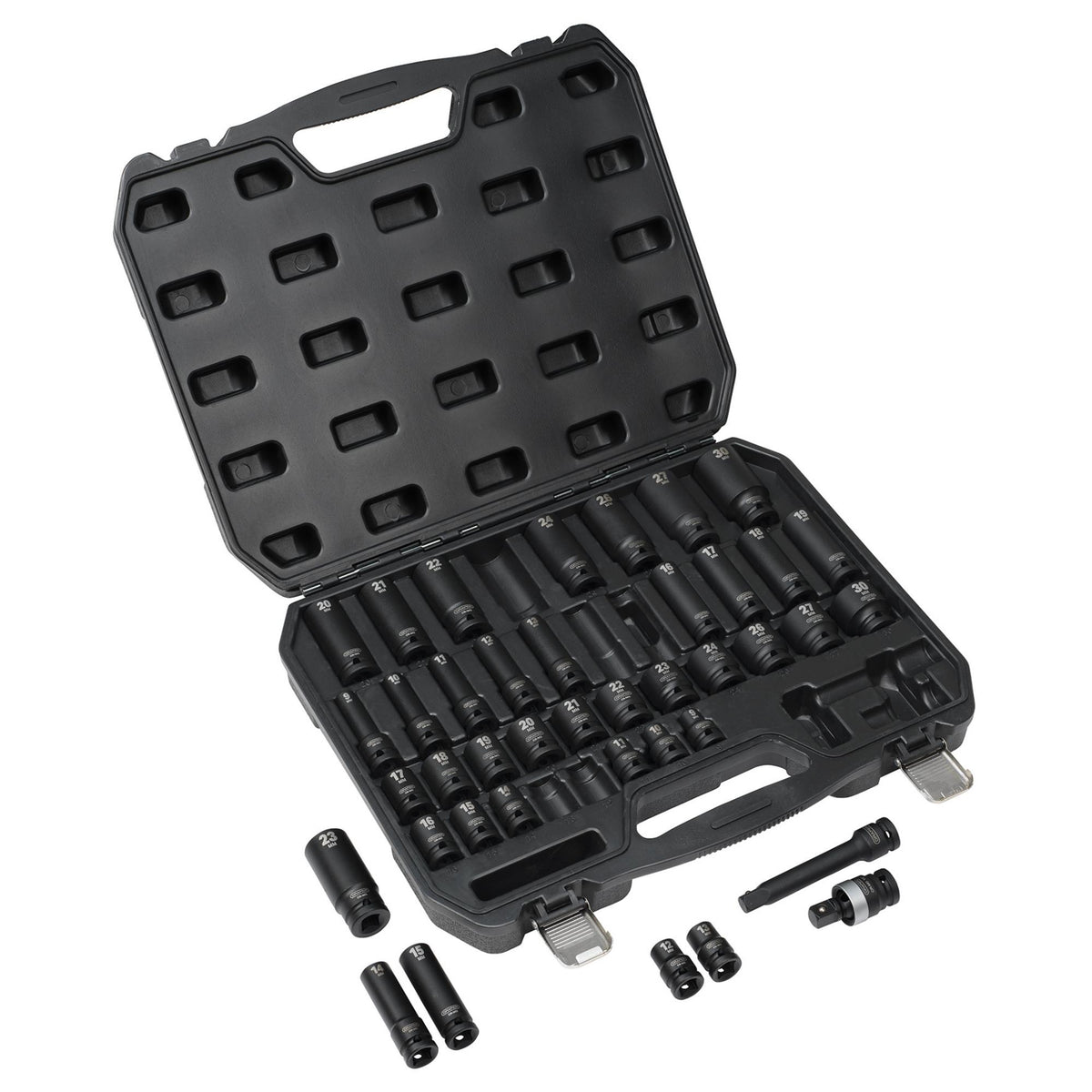 Draper Hi-TORQ® Impact Socket Set, 1/2" Sq. Dr. (40 Piece)