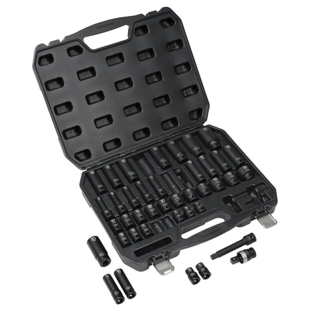 Draper Hi-TORQ® Impact Socket Set, 1/2" Sq. Dr. (40 Piece)