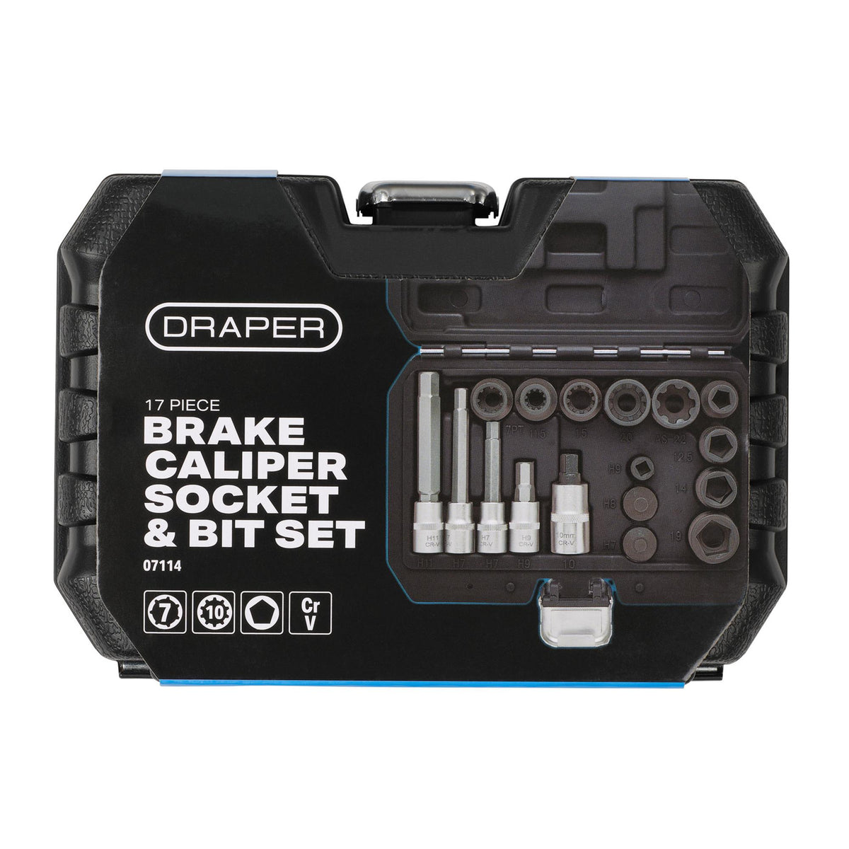 Brake Caliper Socket and Bit Set (17 Piece)