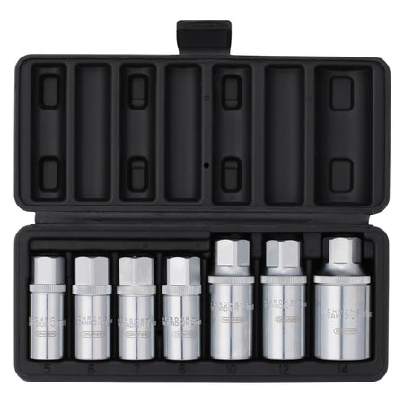 Stud Extractor Set, 3/8" Sq. Dr., 1/2" Sq. Dr. (7 Piece)