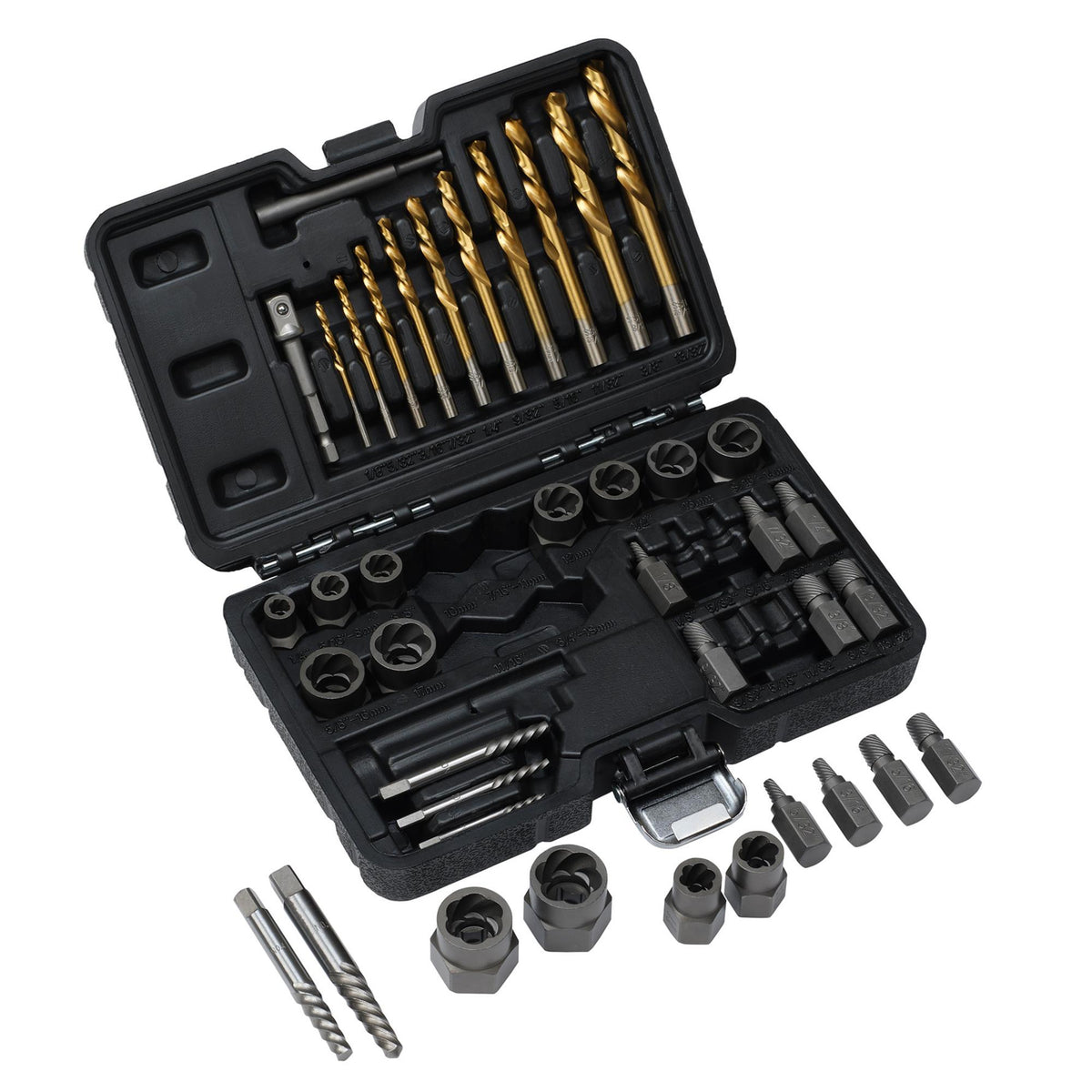Bolt Nut Stud Screw Extractor Set (40 Piece)