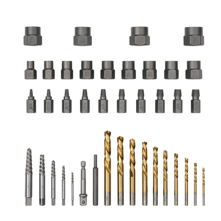 Bolt Nut Stud Screw Extractor Set (40 Piece)