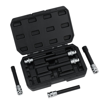 Extra Long E-Type Sockets, 1/2" Sq. Dr. (6 Piece)