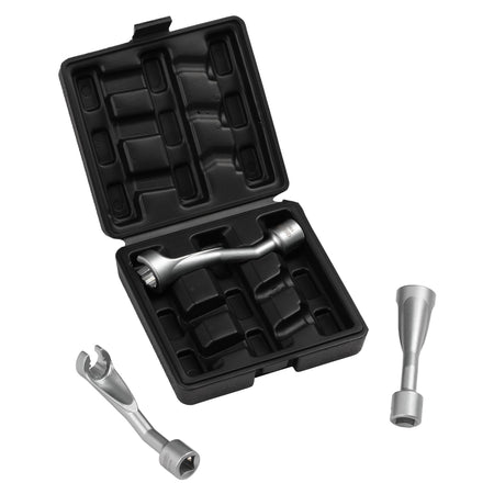 Injection Line Socket Set, 1/2" Sq. Dr. (3 Piece)