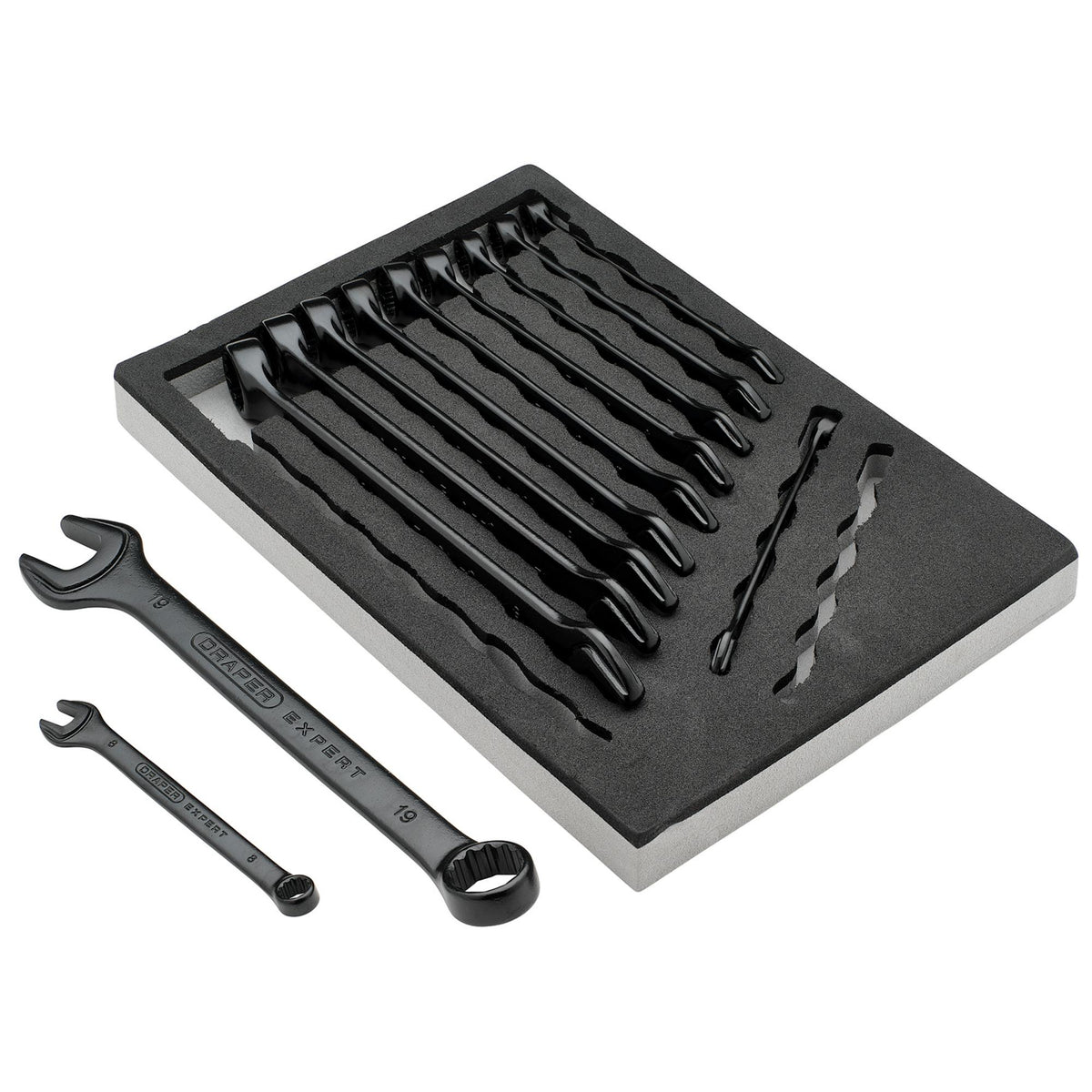 Draper Expert HI-TORQ® Metric Combination Spanner Set in Foam Tray (12 Piece)