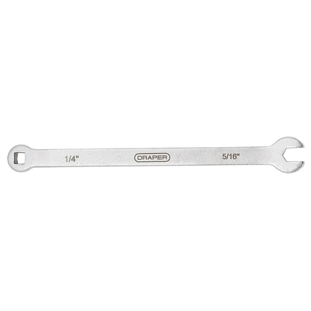 DRAPER 1/4in. Square x 5/16in. Square Brake Adjusting Wrench: Model No.BAW
