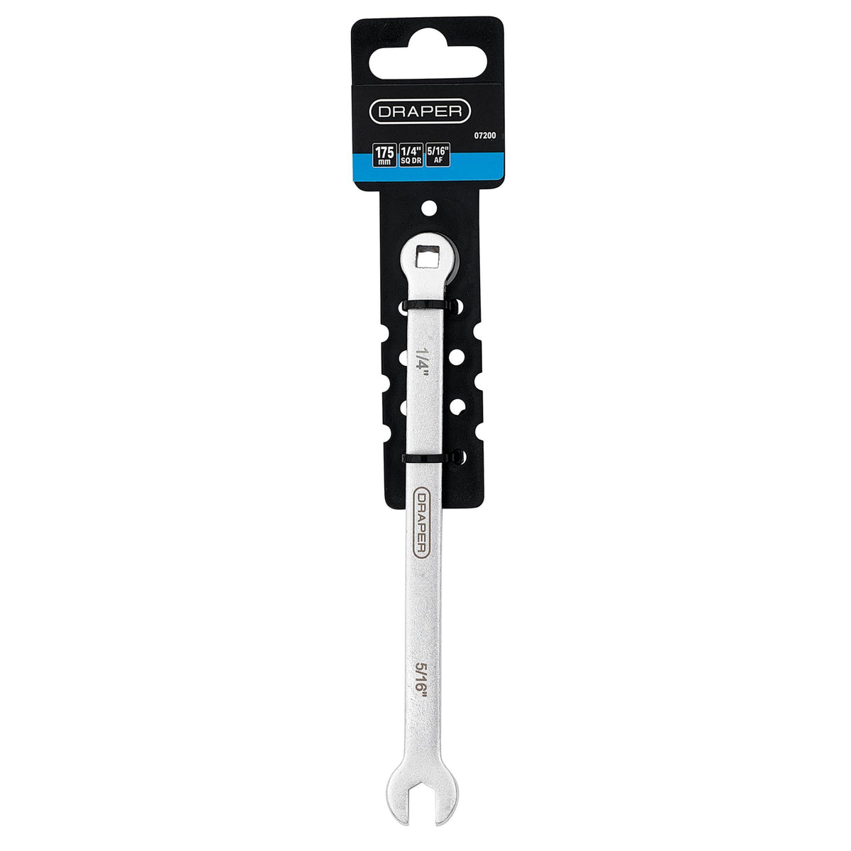 DRAPER 1/4in. Square x 5/16in. Square Brake Adjusting Wrench: Model No.BAW