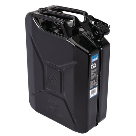 Draper Steel Fuel Can, 20L, Black - Model No. SFC20L-BLACK/C