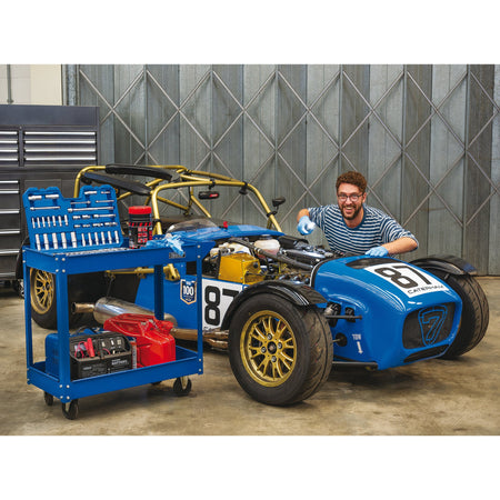 DRAPER 2 Tier Tool Trolley: Model No.TTB2