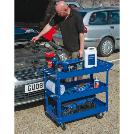 DRAPER 3 Tier Tool Trolley: Model No.TTB3
