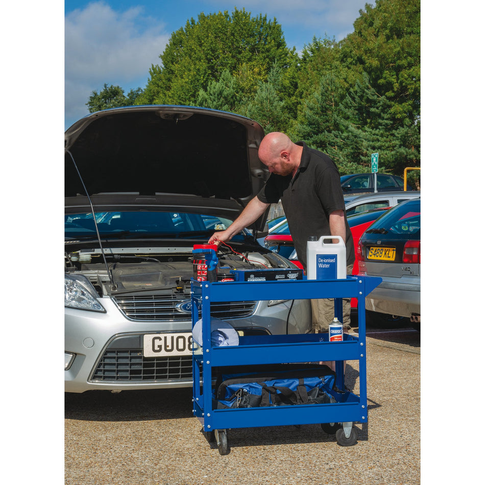 DRAPER 3 Tier Tool Trolley: Model No.TTB3