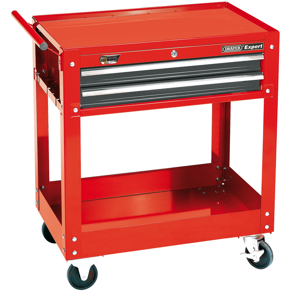 DRAPER Expert 2 Level Tool Trolley with Two Drawers: Model No.TT2DB