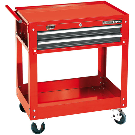 DRAPER Expert 2 Level Tool Trolley with Two Drawers: Model No.TT2DB