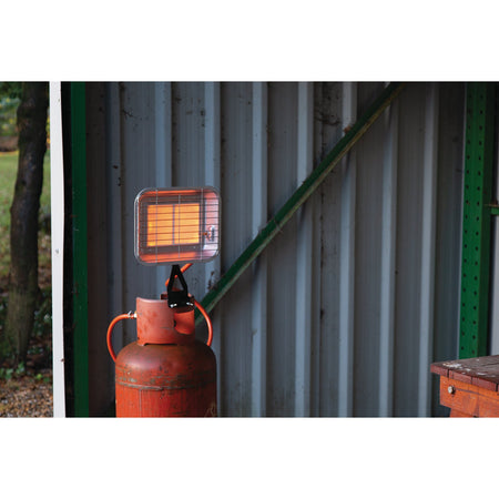 Bottle-Mounted Propane Space Heater, 15,354 BTU/4.5kW : Model No. PSH-RAD15