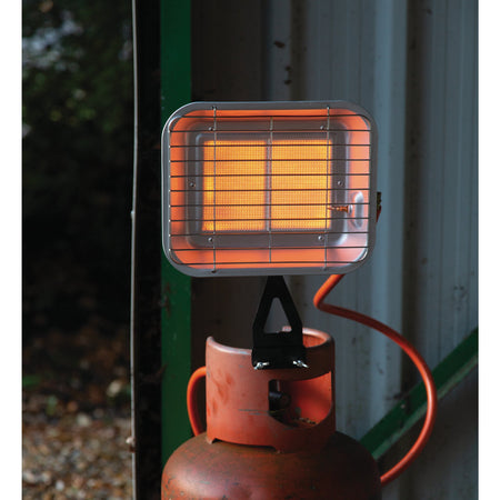Bottle-Mounted Propane Space Heater, 15,354 BTU/4.5kW : Model No. PSH-RAD15
