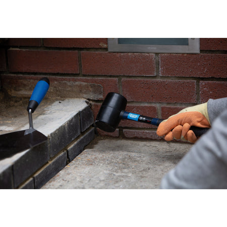 Rubber Mallet with Fibreglass Shaft, 450g/16oz: Model No. RM450FG/SP.