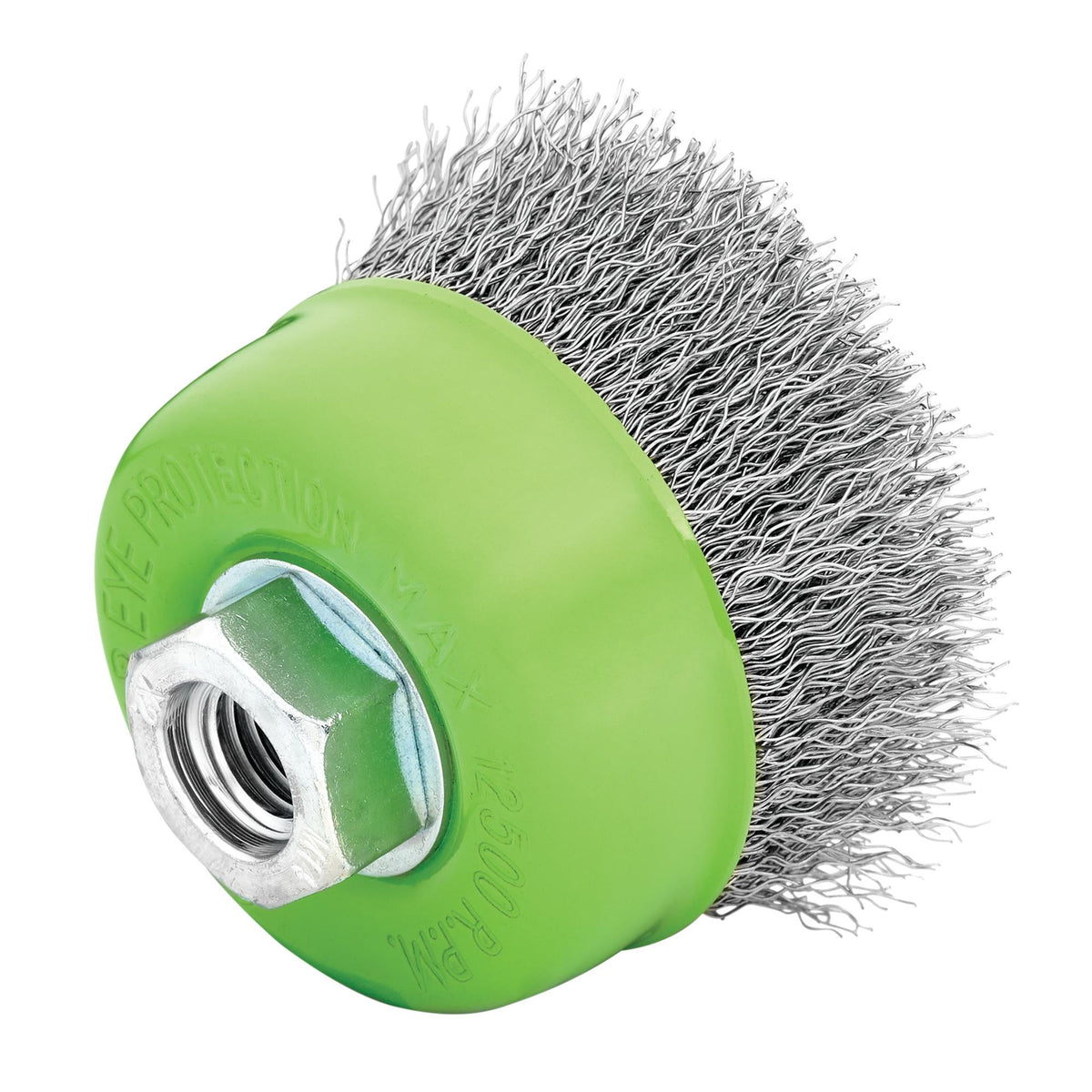 Stainless-Steel Crimped Wire Cup Brush, 75mm, M14 : Model No. WBC9