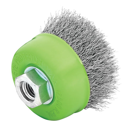 Stainless-Steel Crimped Wire Cup Brush, 75mm, M14 : Model No. WBC9