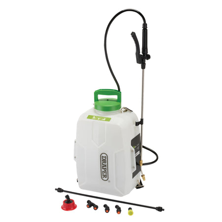 DRAPER D20 20V Backpack Sprayer, 12L (Sold Bare) Model No. D20G/BS13L
