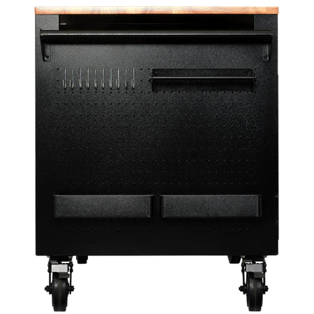 DRAPER BUNKER Multi-Functional Workbench Roller Tool Cabinet, 14 Drawer, 48", Grey Model No. B100-48MTG